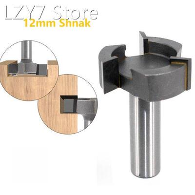 12mm Shank 3 Teeth T-Slot Router Bit Straight Edge Slotting