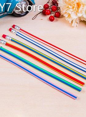3pcs Colorful Magic Bendy Flexible Soft Pencil With Eraser G