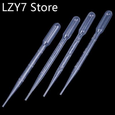 4pcs 3ML Laboratory Tools Pipettes Plastic Disposable Gradua