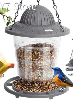 Compressible Outdoor Bird Feeder Window Wild Bird Cage Parro