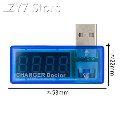 Free shipping! 10pcs Digital USB Mobile Power charging curre