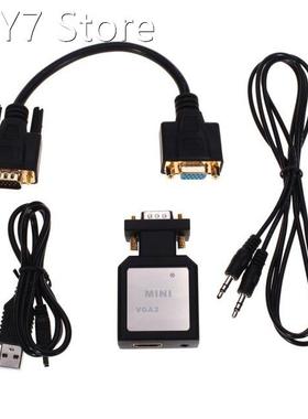 VGA to HDMI-compatible Converter Adapter 1080P VGA Adapter F