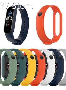 Smart Band Bracelet For Xiaomi Mi Band 6 Silicone Wrist Stra