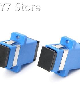 10PCS SC/UPC Fiber Optic Adapter SC Fiber Optic Flange SC/UP