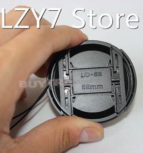 1PC Universal 52mm Lens Cap Safety Cord Keepers For SLR Came