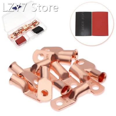 AWG 1/2/4/8 Copper Ring Terminal Wire Cable Crimp Connector