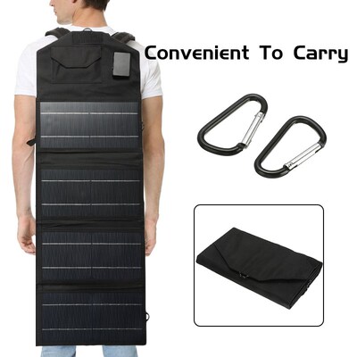 50W 12V Foldable Waterproof Solar Panel Charger Portable Fol
