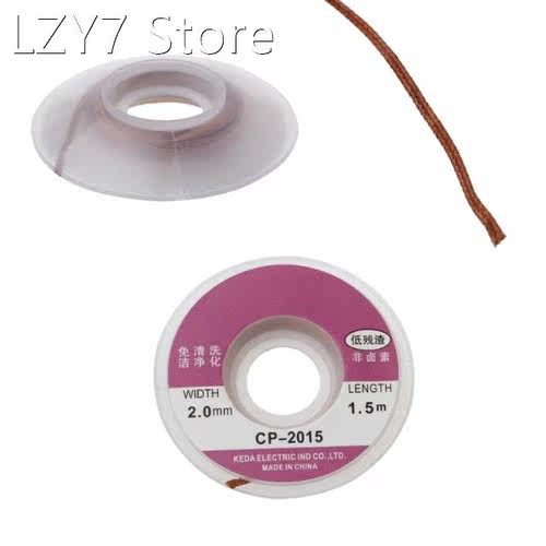 5ft 2.0mm Desoldering Braid Solder Remover Copper Wick Spool