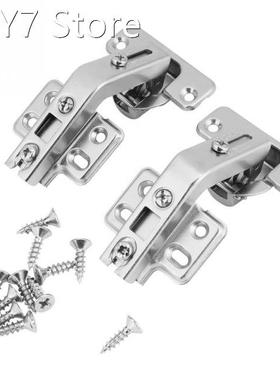 2Pcs Corner Fold Cabinet Door Hinge 135 Degree Angle Hinge w