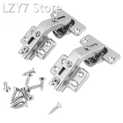 2Pcs Corner Fold Cabinet Door Hinge 135 Degree Angle Hinge w