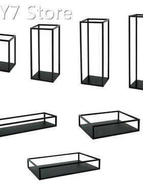 2022 New Retro Iron Geometric Shape Storage Rack Perfume Dis