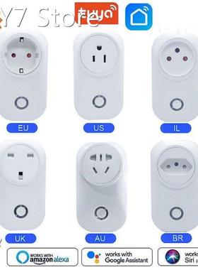 Wifi Socket Smart Plug EU UK USA AU Power Monitor Timer Remo