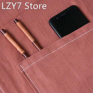 R9UC Canvas Denim Apron Cross Back Adjustable Chef Apron Mul