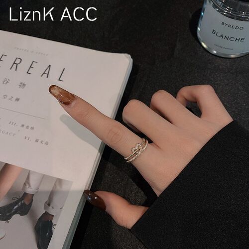 High level love ring female fashion personality fashion net