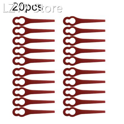 Hot ！20Pcs Plastic Blades Leaf For Parkside Cordless Lawn T