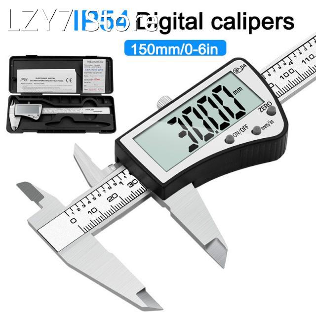 high precision 150mm big screen digital calipers stainless s