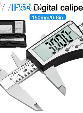 High Precision 150mm Big Screen Digital Calipers Stainless S