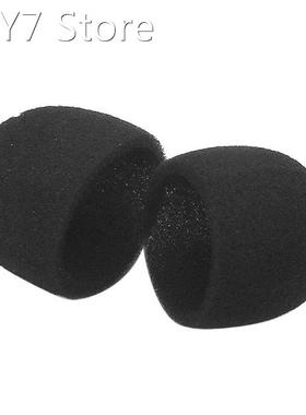 Black Round Ball Shape Microphone Cap Windscreen Grill Inner