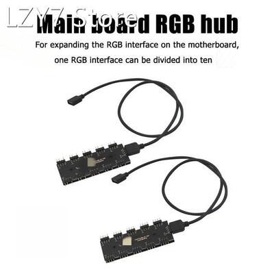 5V 3 Pin /12V 4IN interface RGB Hub Splitter 3Pin 4pin Heade