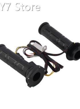 Black 7/8 motos Motorcycle handlebar Electric Hot Heated Gr