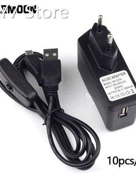 10pcs/lot Power Supply for Raspberry Pi 3 5V 2.5A Micro USB