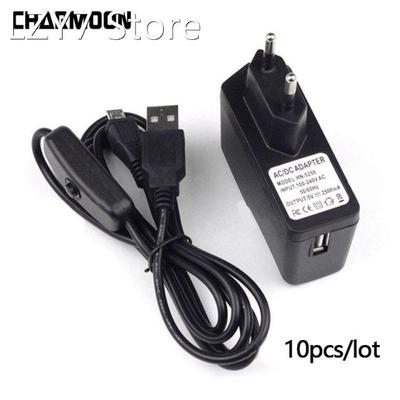 10pcs/lot Power Supply for Raspberry Pi 3 5V 2.5A Micro USB