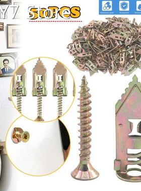 50pcs Portable Self Drilling Anchors Screws Drywall Wall Exp