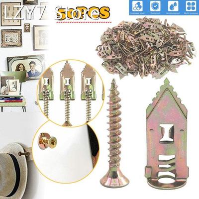 50pcs Portable Self Drilling Anchors Screws Drywall Wall Exp