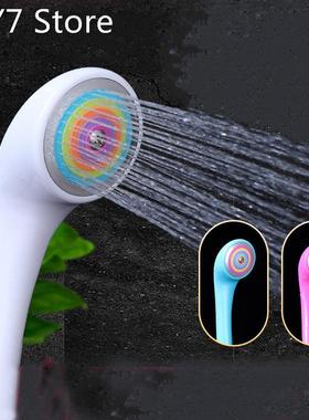 New Colorful Pressurized Shower Showerhead Bathroom Handheld