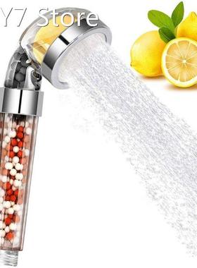 1Set Lemon Aromatherapy Filter Shower Head High Pressure Sho