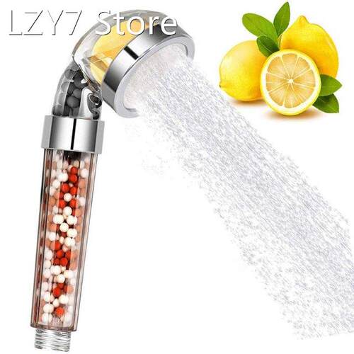 1Set Lemon Aromatherapy Filter Shower Head High Pressure Sho