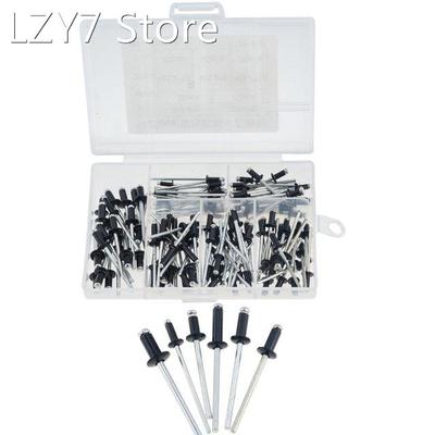 120PCS/Box Black M2.4-M4 M3.0 M3.2 Aluminium Blind Rivets Na