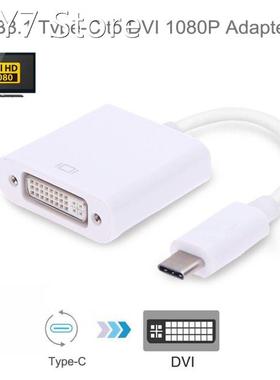 Type C USB 3.1 Male to DVI 1080P Portable Extended Power Ada