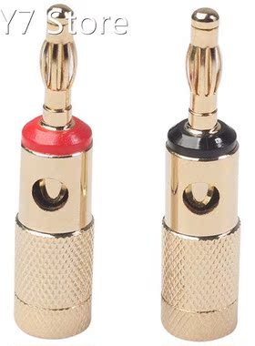 All Copper-Plated Banana Plug Terminal Banana Plug 4MM Conne