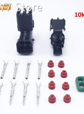Wholesale 10 Sets Kits 4 Pin Way Brand New Delphi Waterproof