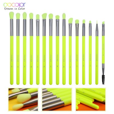 Docolor 15PCS Makeup Brushes Set Eye Shadow Blending Eyeline