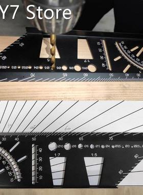 45 90 Degree Accurate Measuring Square Angle Ruler Woodwork