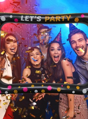 PVC Inflatable Frame Photo Booth Props Selfie Picture Frame