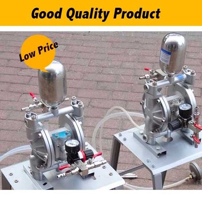 Double Way Mini Pneumatic Diaphragm Pump Aluminum Alloy Pain