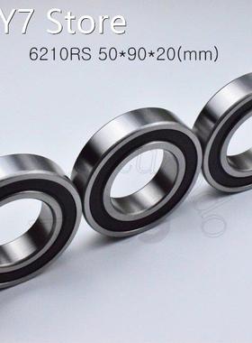 1pcs 6210RS 50*90*20(mm) chrome steel rubber Sealed High sp