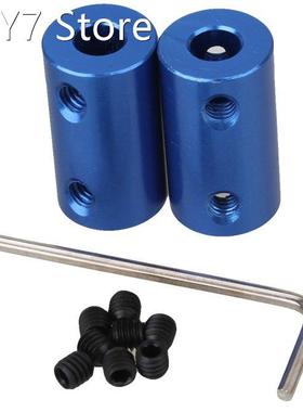 Blue 6mm To 6mm Aluminum Shaft Coupling Rigid Coupling Coupl