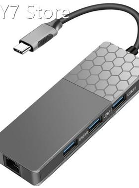 USB 3.0 6-Port Type-C Docking Station USB Hub Multi-Function