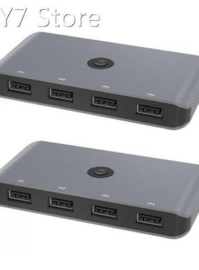 Usb Kvm Switch Splitter Usb 3.0 2.0 Switcher For Pc Keyboard