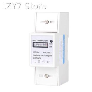KWh Meter Electric Meter Single Phase 2P DIN-rail Electricit