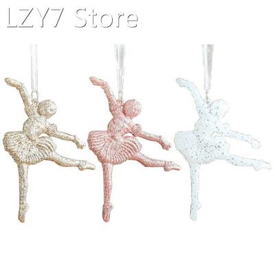 Christmas Pendant Plastic Ballet Dancer Shaped Hanging Ornam