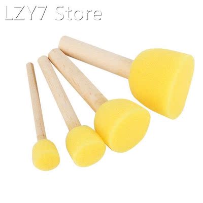 4Pcs/Lot Sponge Stippler Stencil Foam Brush Dabber Furniture
