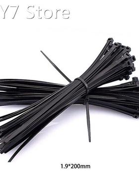 500pcs 1000pcs 1.9*200mm Black White Width 2.5MM Nylon Cable