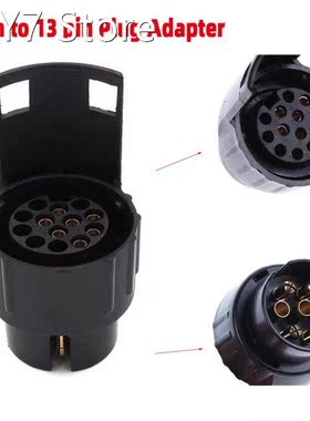 7 pin to 13 pin Towing Socket Converter Adapter 12V Trailer