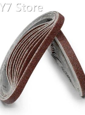 10PCS Sanding Belts Aluminium Oxide Woodworking Sandpaper Ab