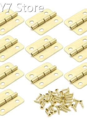 10x Kitchen Cabinet Door 4 Holes Drawer Hinges Jewelry Box F